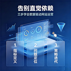 陆丰建站-告别直觉依赖:三步学会数据驱动网站运营
