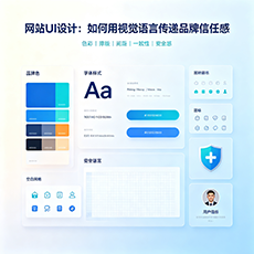 汕尾建站-网站UI设计：如何用视觉语言传递品牌信任感